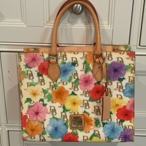 Dooney & Bourke Floral Print Tote Bag